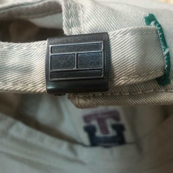 EUC Tommy Hilfiger Men's Khaki 6 Panel Cotton Logo Adjustable Cap - Picture 7 of 7